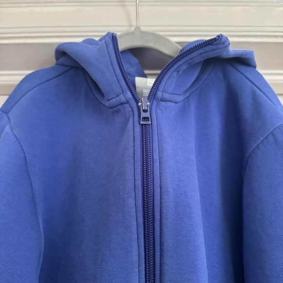 Uniqlo Blue Zip-Up Hoodie Sweatshirt - Picture 2 of 5